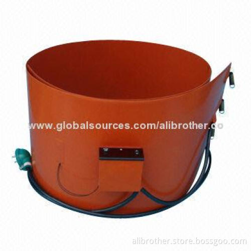 Flexible 200L/20L Silicone Rubber Oil Drum Heater With Temperature Controller